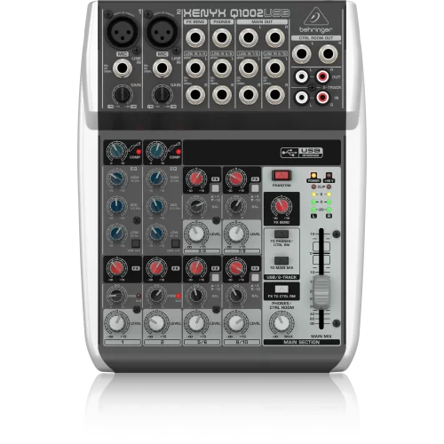 Behringer Q1002USB 10-канальный аналоговый микшер купить в Москве